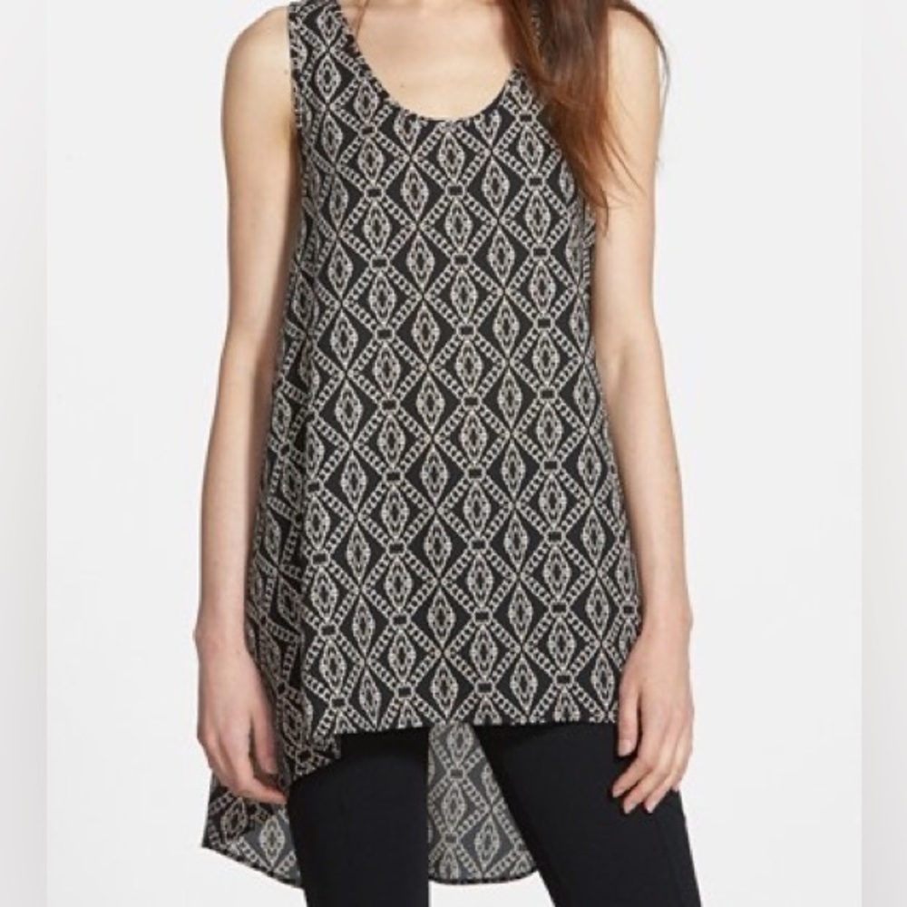 Printed Sleeveless Tunic